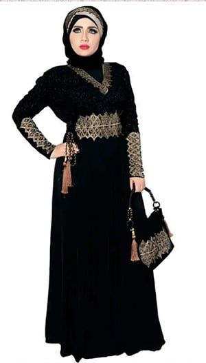 Women's black Abaya