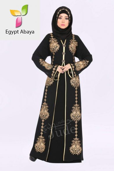 Judee Black Gold Embroidery