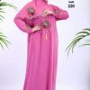 Cotton Abaya black - Home Isdal - Praying clothing - Image 4