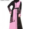 Jude Abaya - Jude Black Abaya Pink Green Red Beige