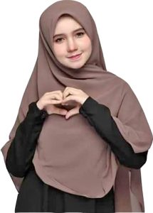 Scarf Chiffon - Light not transparent - Colors Variety - Brown