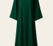 "Elegant green abaya with modest design, wide sleeves, and premium fabric from Egypt Abaya"